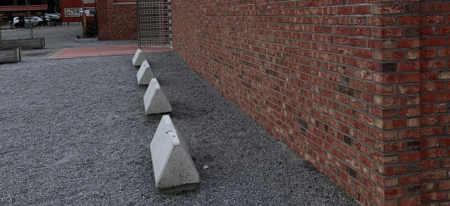 Mauerwerk, Detailansicht einer Hausecke